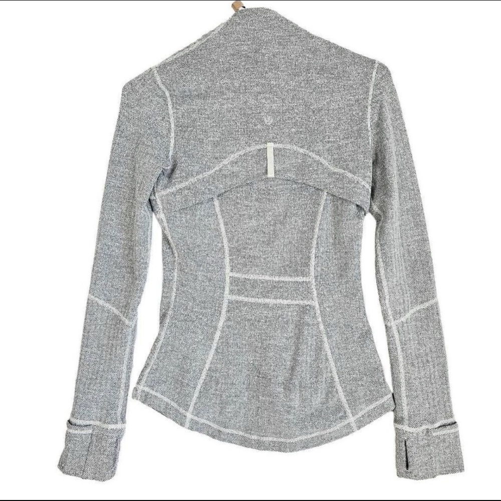 Lululemon Define Running Full Zip Jacket Gray 4 - image 4